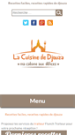 Mobile Screenshot of cuisinezavecdjouza.fr